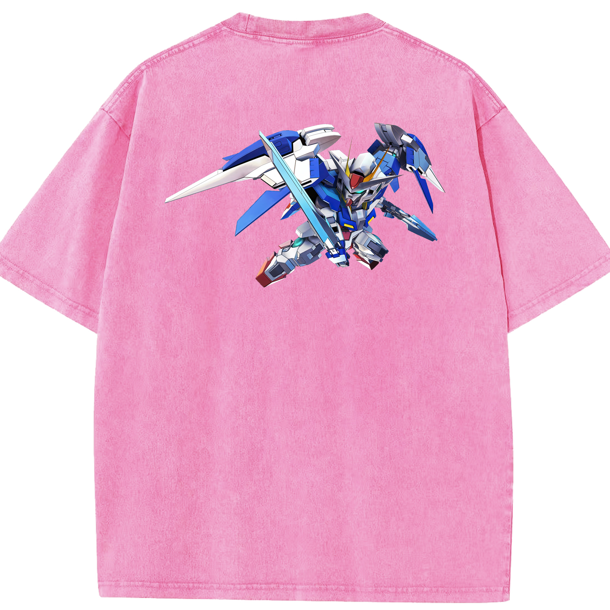 （画像用） 機動戦士ガンダム Mobile Suit Gundam 綿100% ヴィンテージ風 半袖Tシャツ（背面プリント）